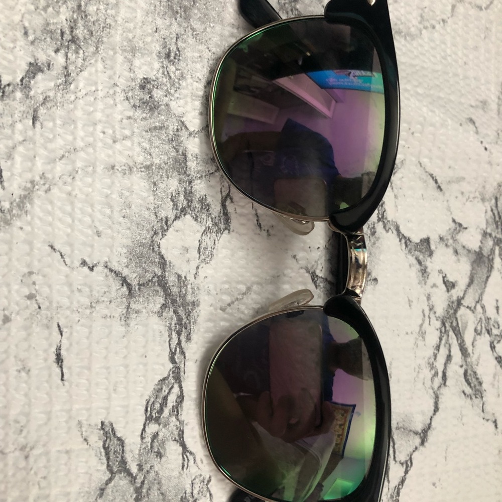 Sunglasses (green & purple tint)